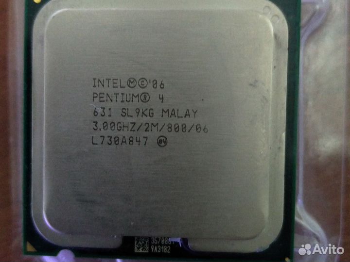 Процессор intel pentium 4, сокет 775