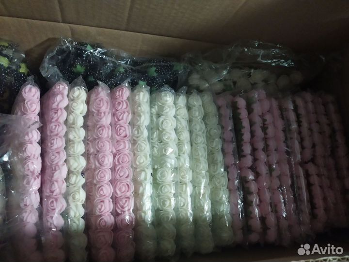 Розы из фоамирана