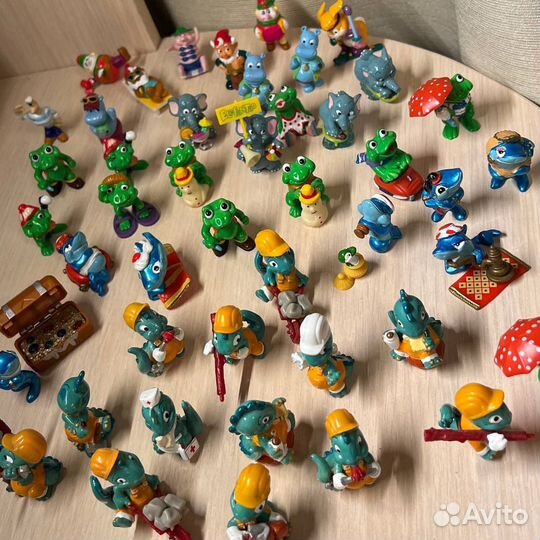 Игрушки из киндера 90х серии и отдельные