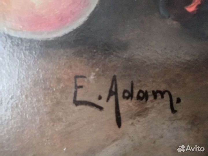 Натюрморт. Emil Adam (1843-1924), Германия. масло