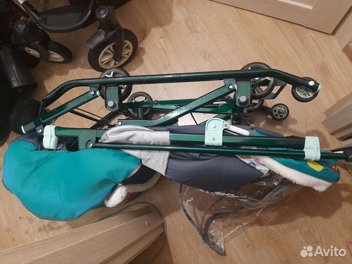 Детские санки коляска ника