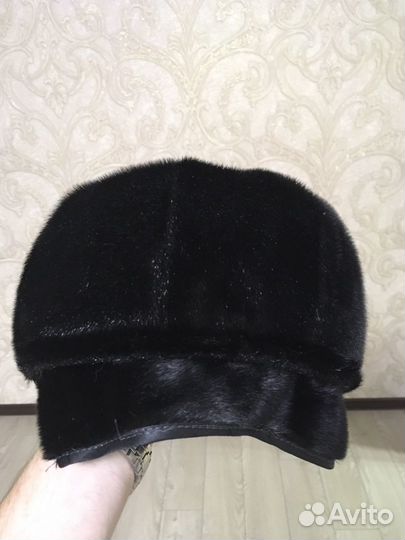 Меховая мужская кепка