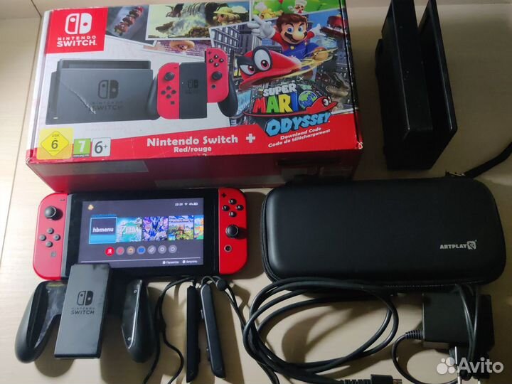Nintendo Switch rev 1 прошитая