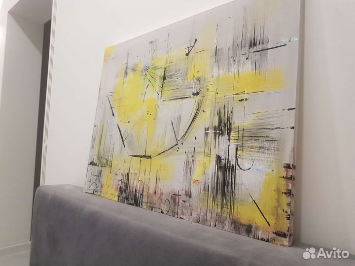 Большая картина Абстракция современная