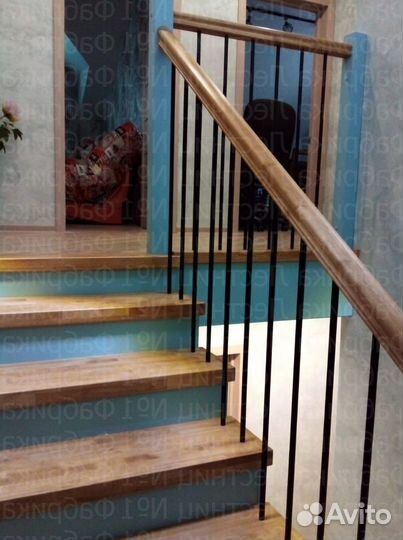 Лестница из массива дерева