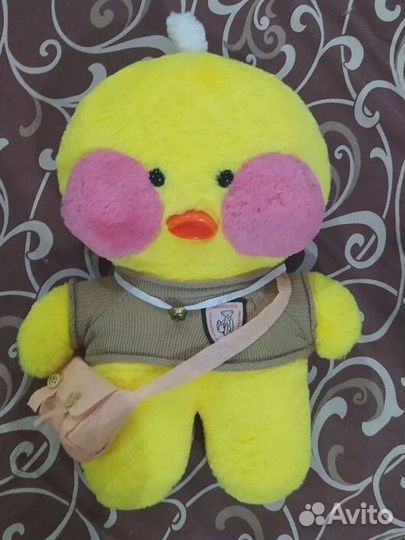 Мягкая игрушка утка Lalafanfan