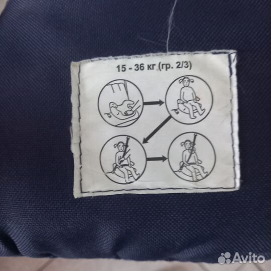 Детское автокресло-бустер на 15-36кг