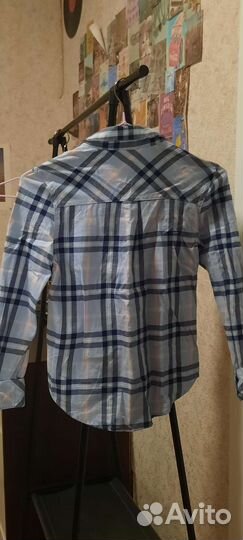 Рубашка в клетку детская