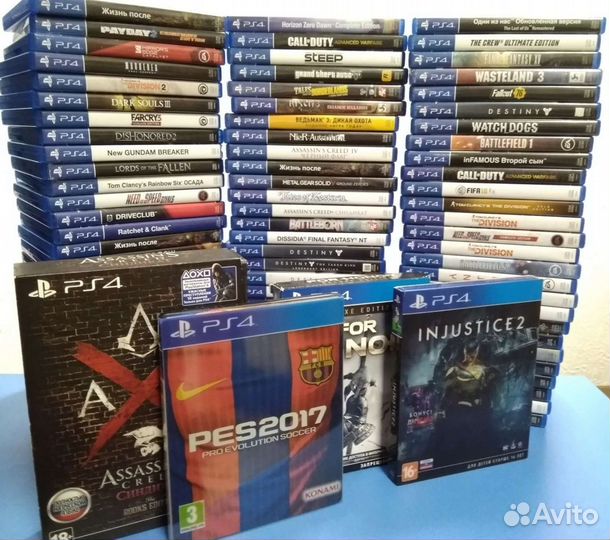 Гигантский ассортимент игр для PS4