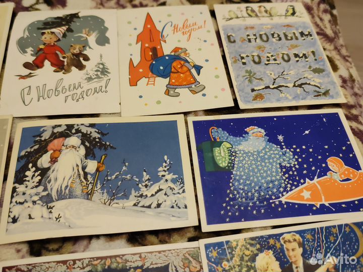 Открытки СССР подписанные