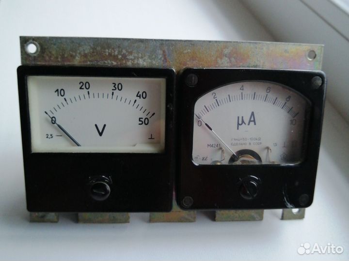 Вольтметр и амперметр