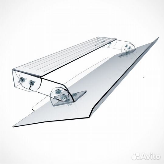 Экран для кондиционера с креплением на корпус на д