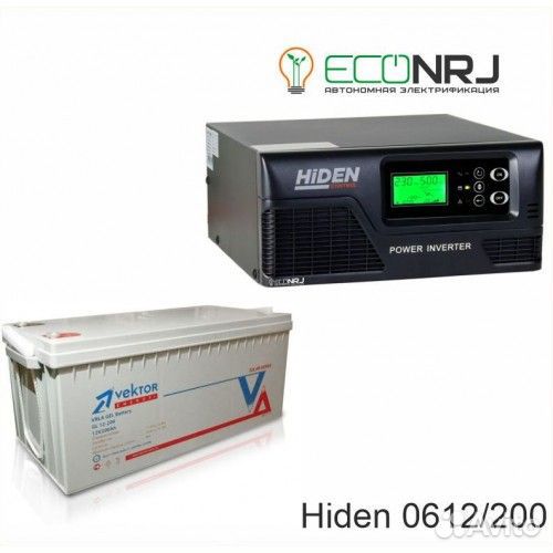 Ибп Hiden Control HPS20-0612 + Vektor GL 12-200