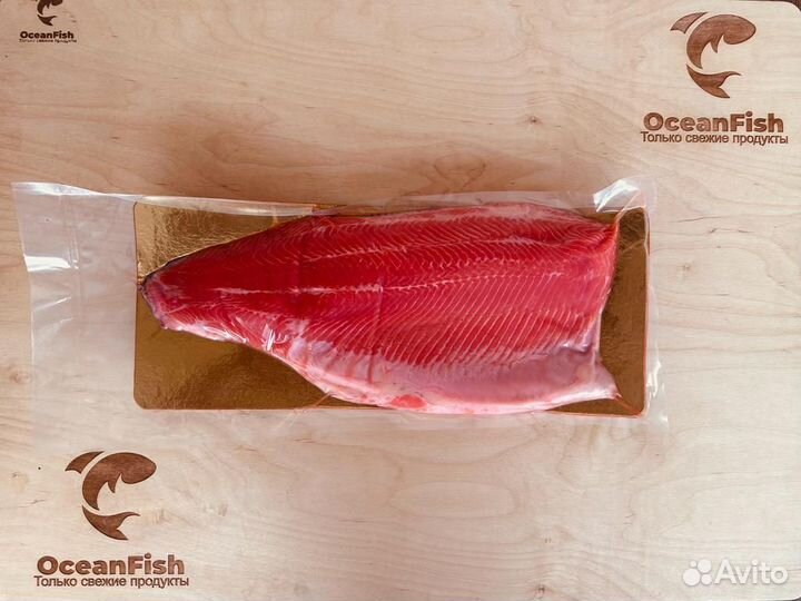 Семга слабосоленая в/у,размер 2+, цена за 1 кг