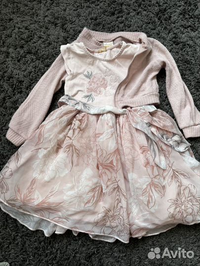 Платье с кофтой для девочки