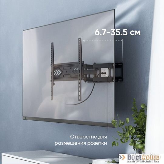 Кронштейн для тв onkron STE-644B чёрный