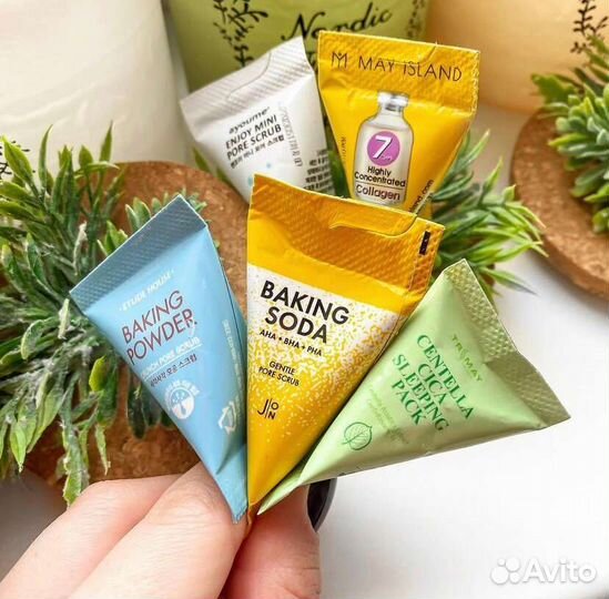 Корейская косметика пирамидки треугольники