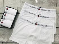 Трусы мужские tommy hilfiger боксеры белые арт.153