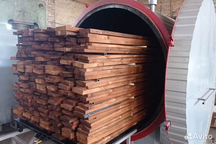 Термирование доски / Термированная древесина