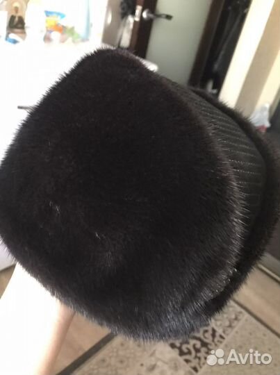 Шапка пилотка норка