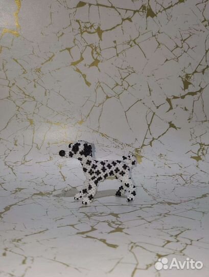 Амигуруми из бисера, далматинец 