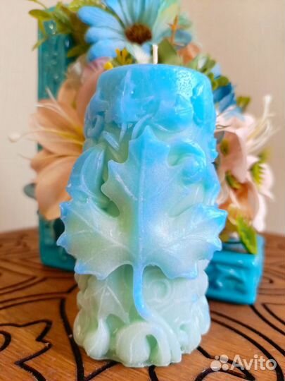 Свечи интерьерные натуральные