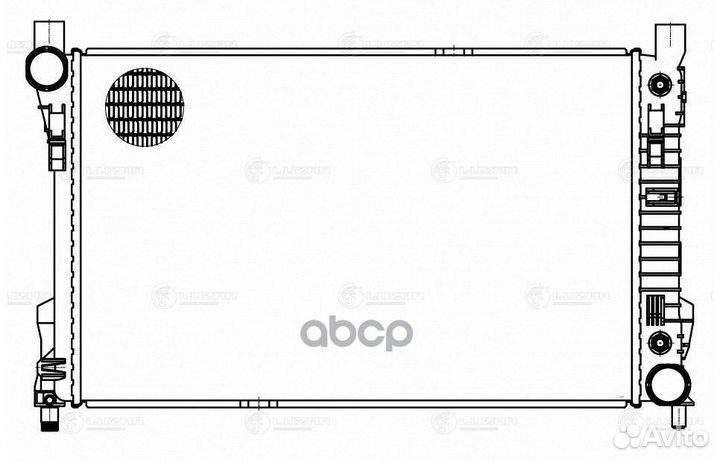 Радиатор MB W203 1.8-3.5/2.0D/2.2D 00- LRc 1510