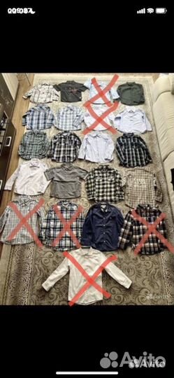 Рубашки от 104 до 122