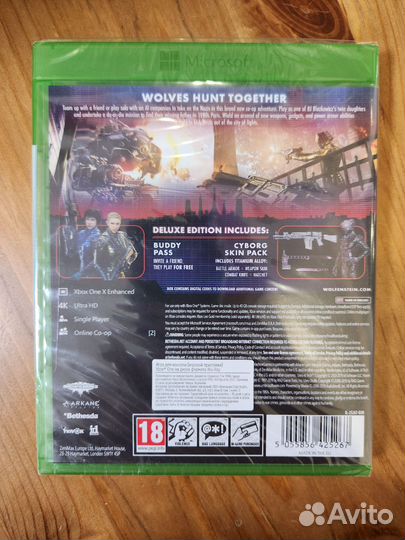 Диск Wolfenstein Xbox One - Новый
