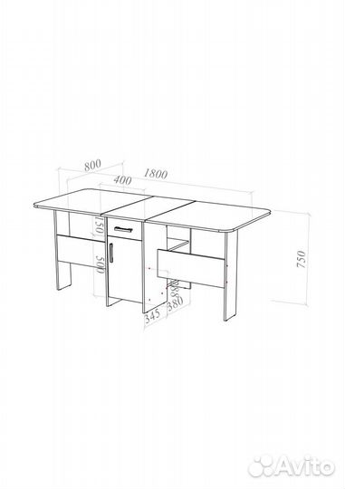 Кухонный стол ст 2