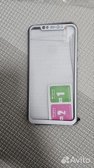 Чехол новый с защитным стеклом на Xiaomi mi 8