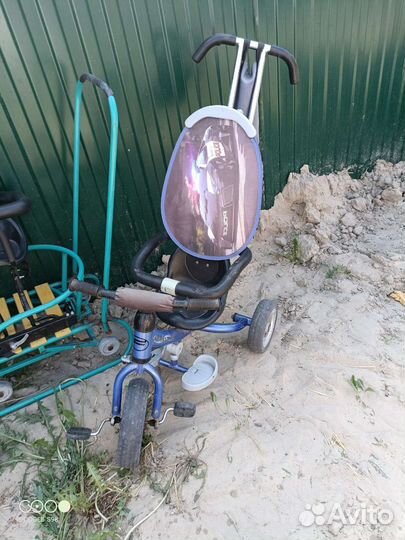 Трёхколёсный велосипед (велосипед с ручкой)