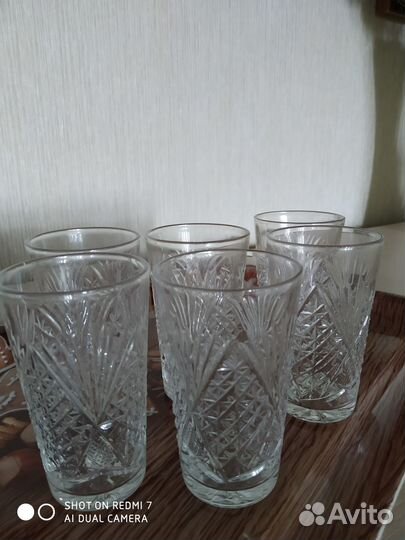 Стопки хрустальные СССР