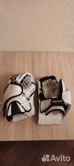 Вратарские блин и ловушка Bauer