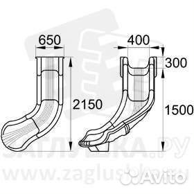 Детская горка пластиковая