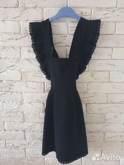 Школьный фартук черный