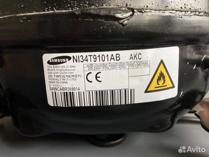 Компрессор для холодильника samsung rb38a7b62ap