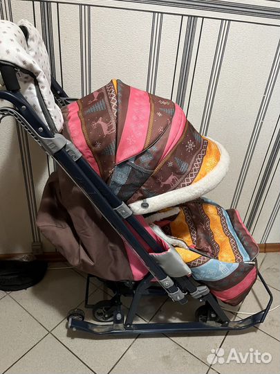Санки коляска ника