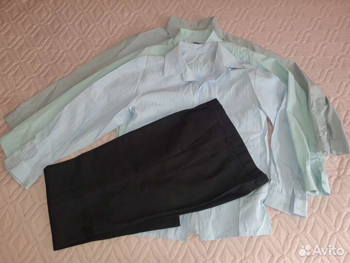 Вещи пакетом мальчику для школы р.140-146