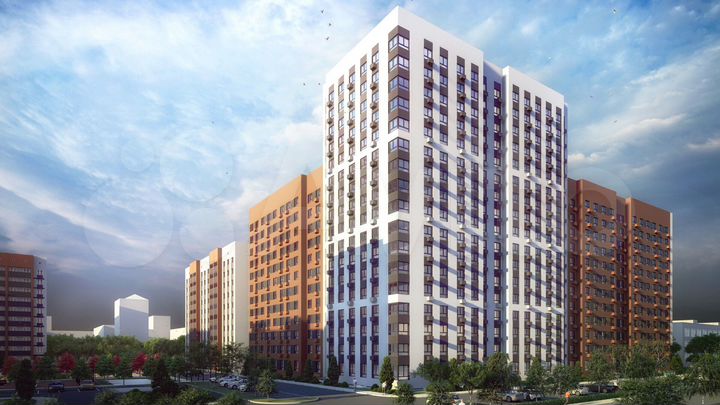 2-к. квартира, 65,3 м², 16/17 эт.
