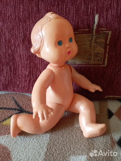 Куколка-пупс целулоид ссср,клеймо