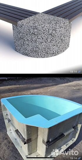 Формы для производства изделий из бетона