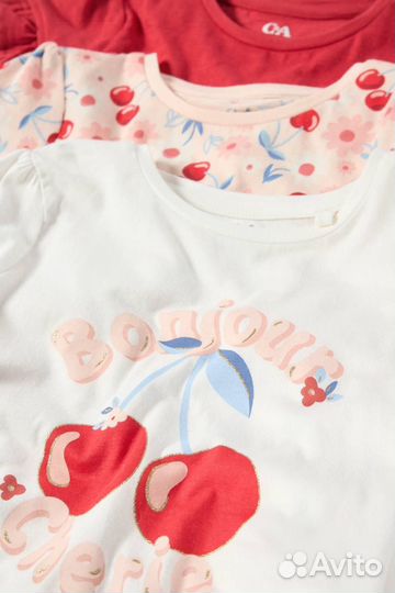 Футболки для девочки 110 116 комплект