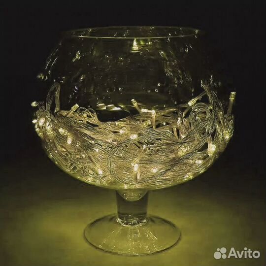 Гирлянда уличная (10м, нить силикон, LED-100-220V