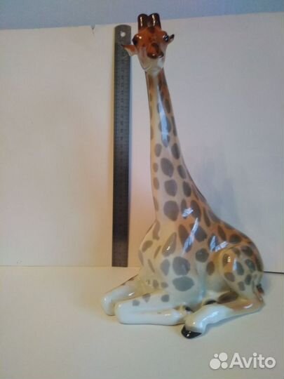 Советский Жираф СССР фарфор лфз