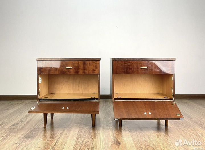 Цена за 2шт Винтажные прикроватные тумбы