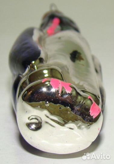 Редкая елочная игру Пингвин. Культигрушка. СССР