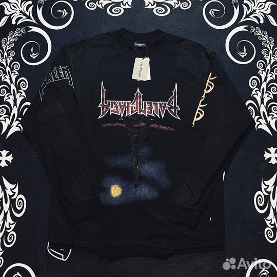 Лонгслив Balenciaga Paris Moon