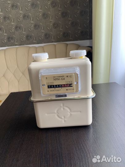 Счетчик газовый рабочий поверенный