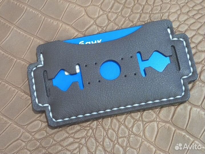 Кардхолдер из натуральной кожи